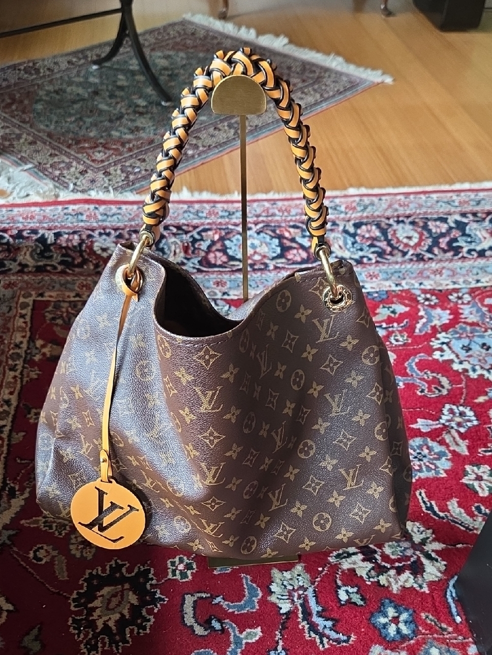 Louis Vuitton Monogram Canvas Braided Artsy MM Shoulder Bag